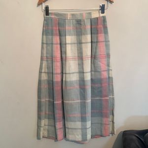 Simone Alexander for Patty Woodard California women’s plaid skirt